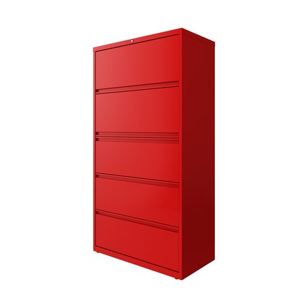 Hirsh 36 in W Commercial Lateral, Lava Red 24258